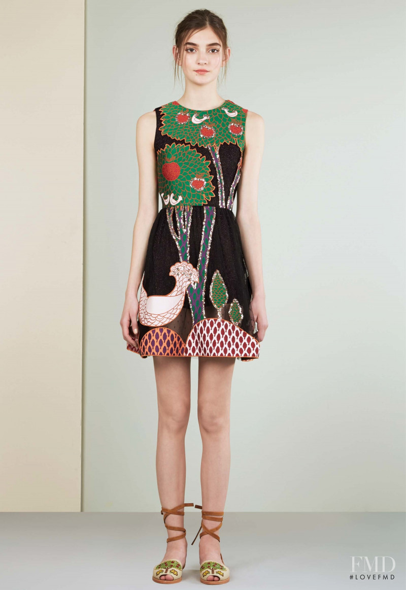 Yuliia Ratner featured in  the RED Valentino lookbook for Resort 2017