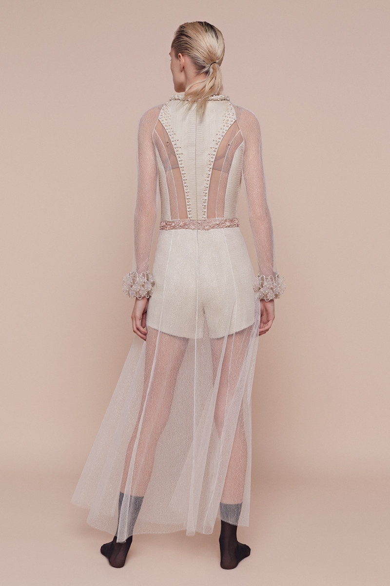 Harleth Kuusik featured in  the Aouadi lookbook for Spring/Summer 2016