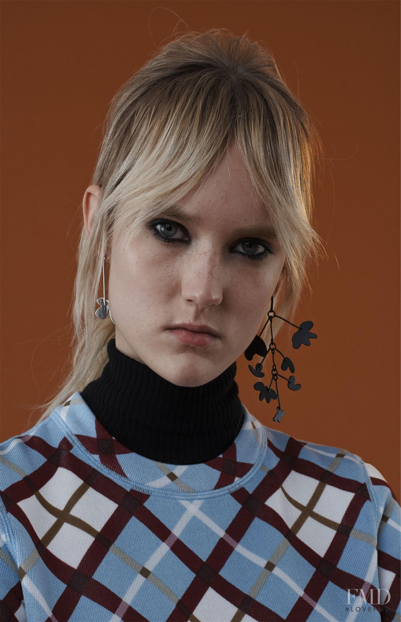 Harleth Kuusik featured in  the Marc by Marc Jacobs lookbook for Pre-Fall 2015