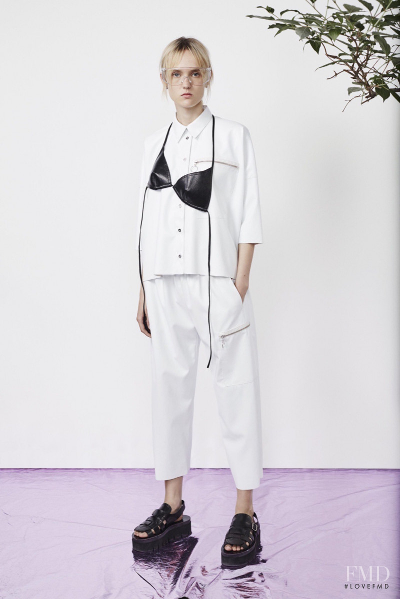 Harleth Kuusik featured in  the MM6 Maison Martin Margiela lookbook for Resort 2016