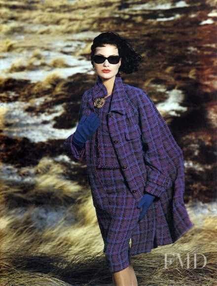 Shalom Harlow featured in  the Chanel catalogue for Autumn/Winter 1996