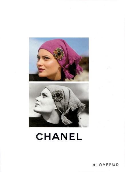Shalom Harlow featured in  the Chanel catalogue for Autumn/Winter 1996