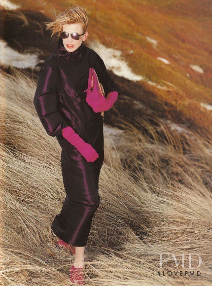 Kristen McMenamy featured in  the Chanel catalogue for Autumn/Winter 1996