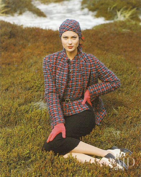 Kristen McMenamy featured in  the Chanel catalogue for Autumn/Winter 1996