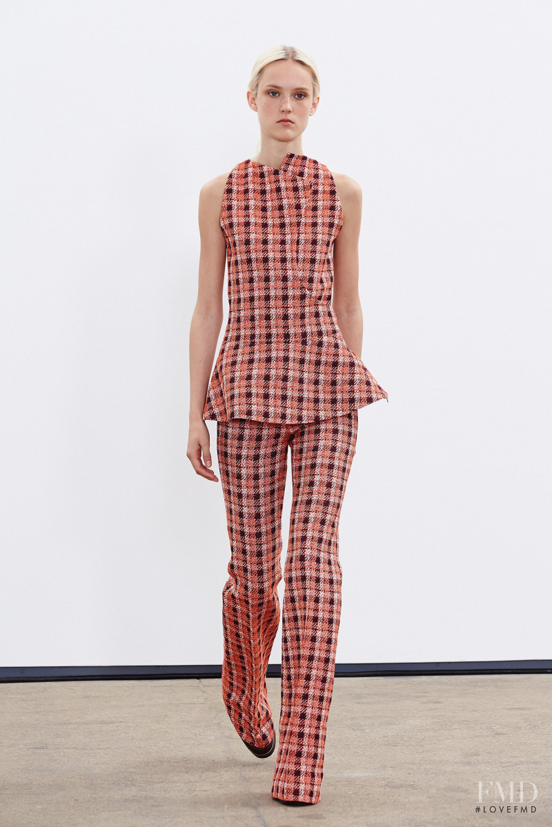 Harleth Kuusik featured in  the Derek Lam fashion show for Resort 2015