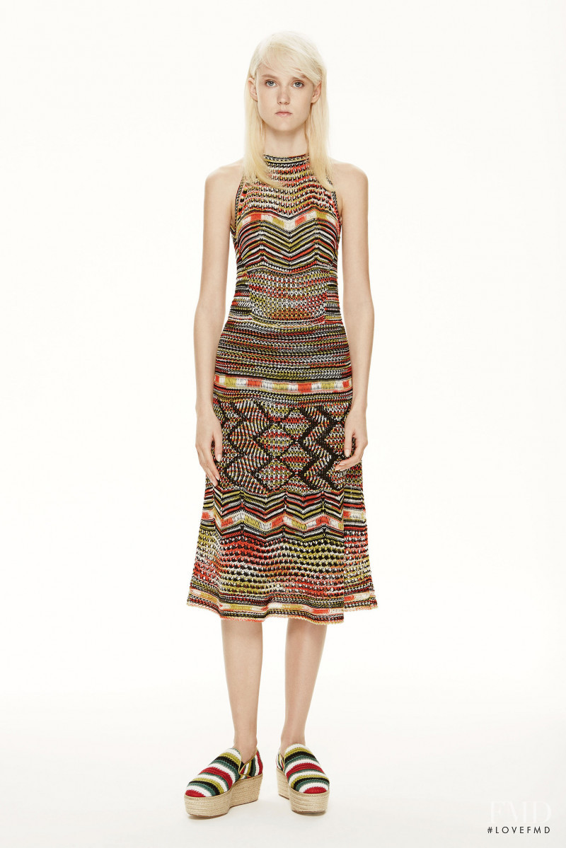 Harleth Kuusik featured in  the M Missoni lookbook for Resort 2015