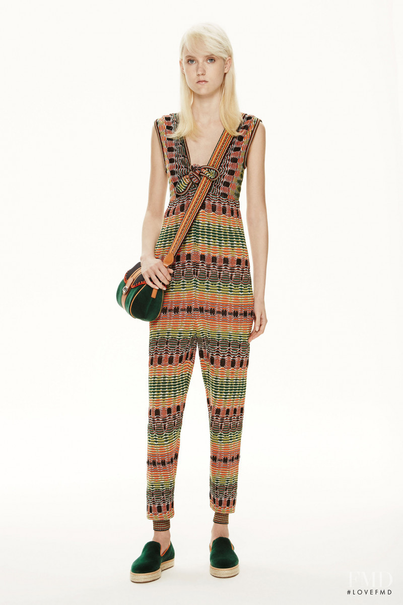 Harleth Kuusik featured in  the M Missoni lookbook for Resort 2015