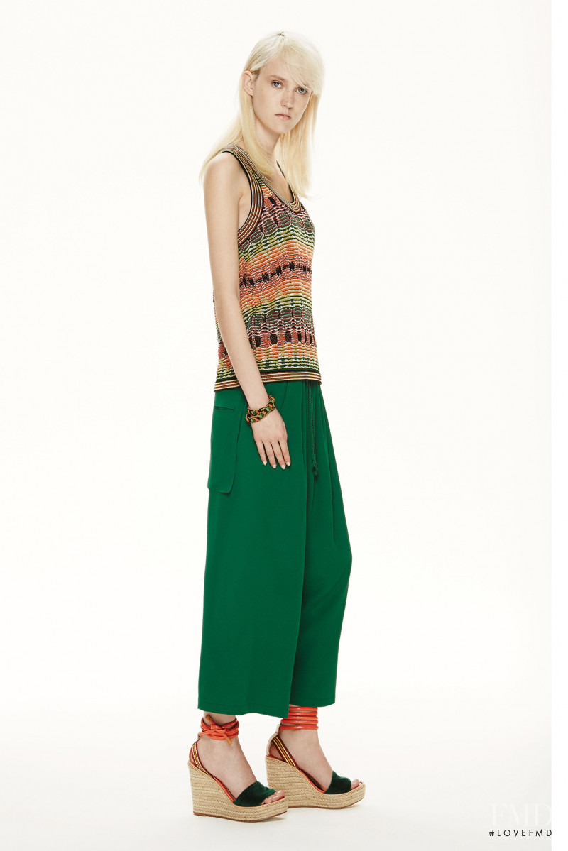 Harleth Kuusik featured in  the M Missoni lookbook for Resort 2015