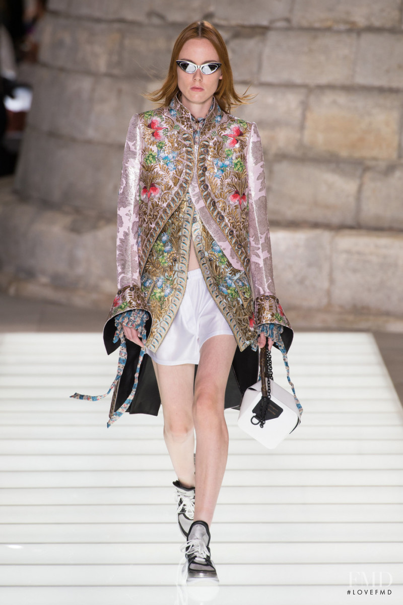 Kiki Willems featured in  the Louis Vuitton fashion show for Spring/Summer 2018