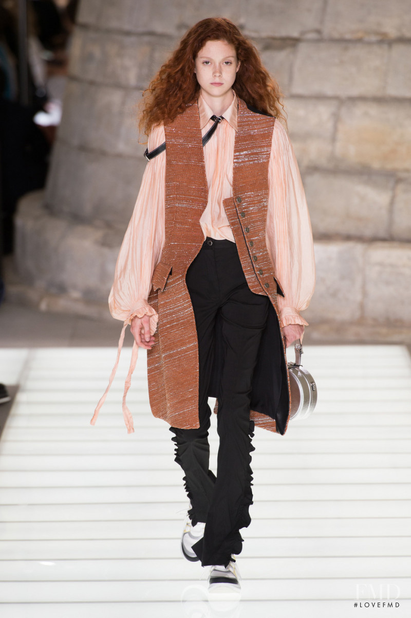 Natalie Westling featured in  the Louis Vuitton fashion show for Spring/Summer 2018