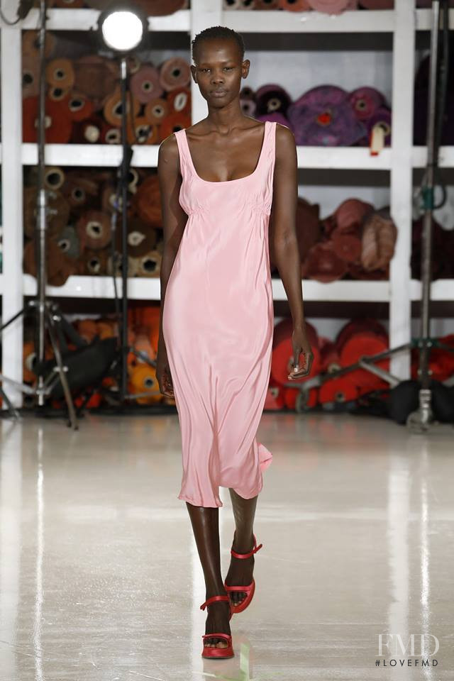 Shanelle Nyasiase featured in  the Sies Marjan fashion show for Spring/Summer 2018