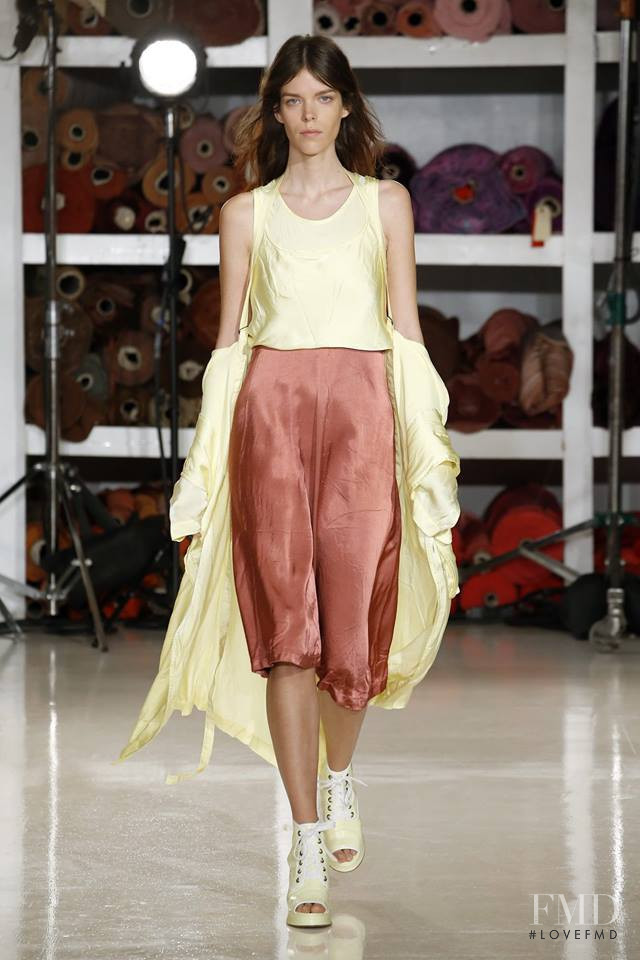 Meghan Collison featured in  the Sies Marjan fashion show for Spring/Summer 2018