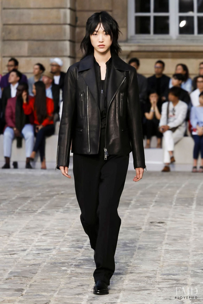 So Ra Choi featured in  the Berluti fashion show for Spring/Summer 2018