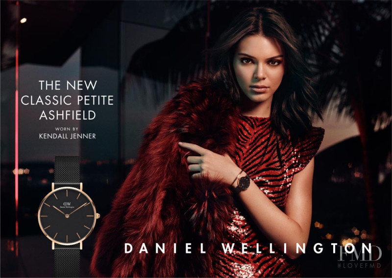 Kendall Jenner featured in  the Daniel Wellington advertisement for Autumn/Winter 2017