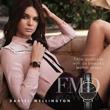 Kendall Jenner featured in  the Daniel Wellington advertisement for Autumn/Winter 2017