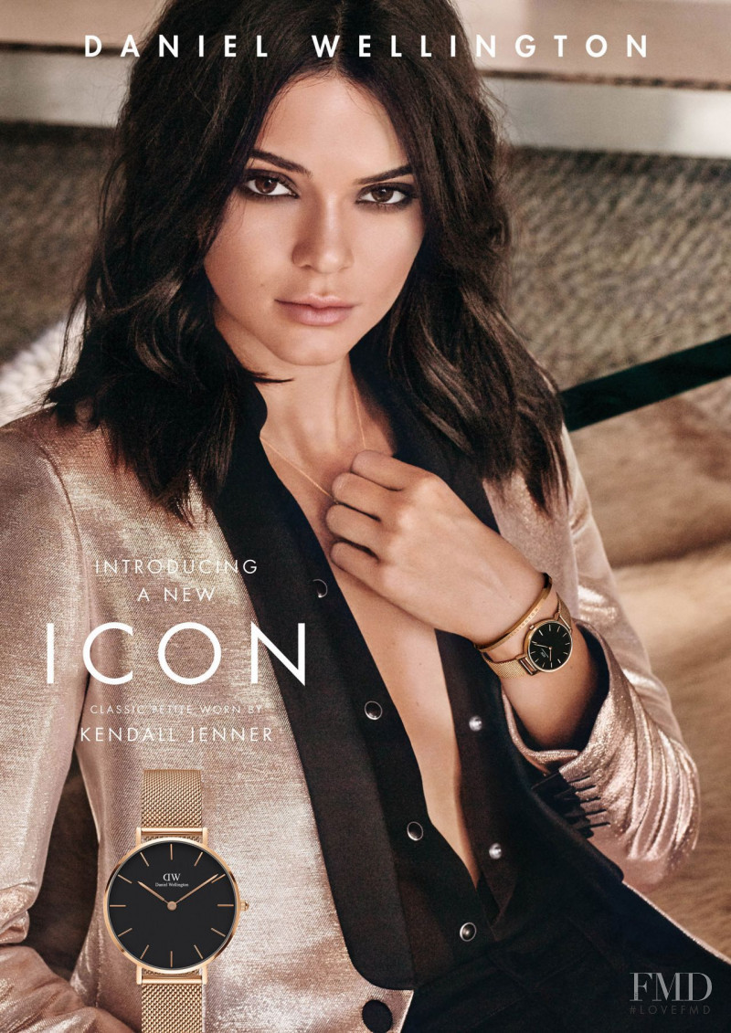 Kendall Jenner featured in  the Daniel Wellington advertisement for Autumn/Winter 2017