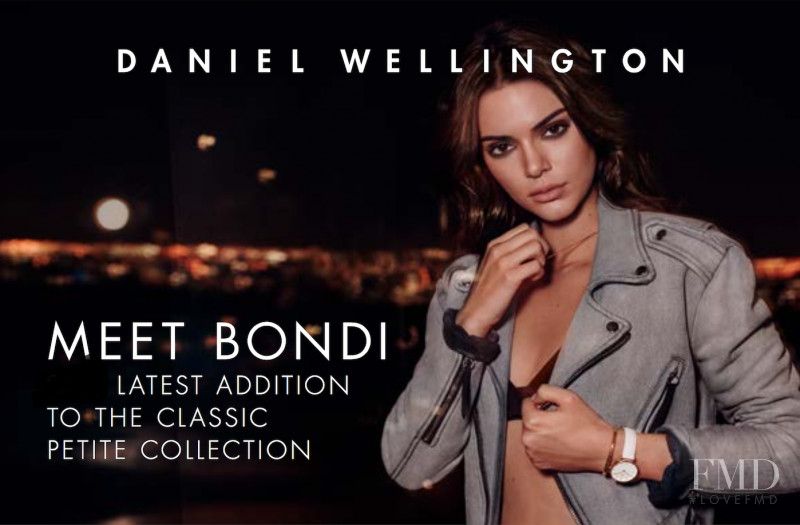 Kendall Jenner featured in  the Daniel Wellington advertisement for Autumn/Winter 2017