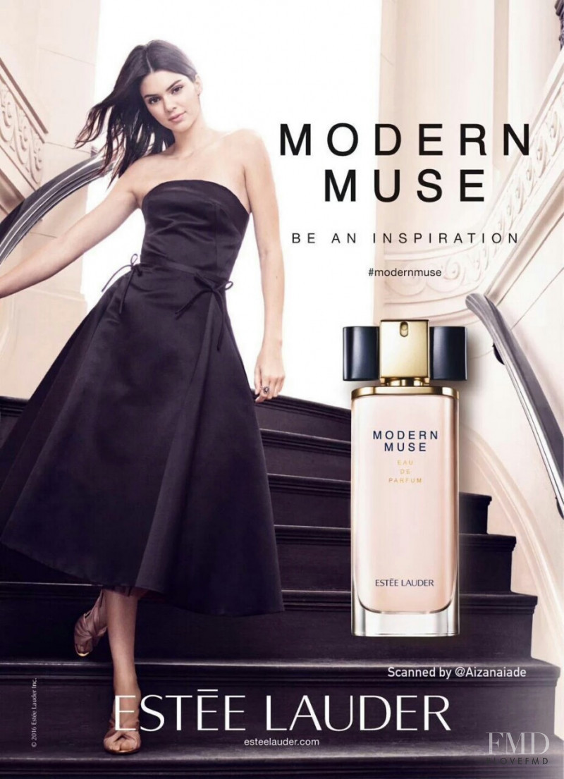 Kendall Jenner featured in  the Estée Lauder Modern Muse advertisement for Autumn/Winter 2016