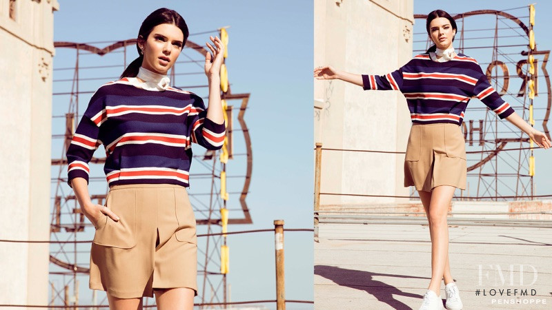 Kendall Jenner featured in  the Penshoppe advertisement for Pre-Fall 2016