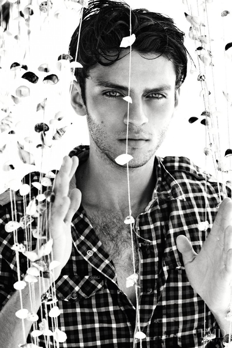 Silviu Tolu featured in  the Guess advertisement for Spring/Summer 2012