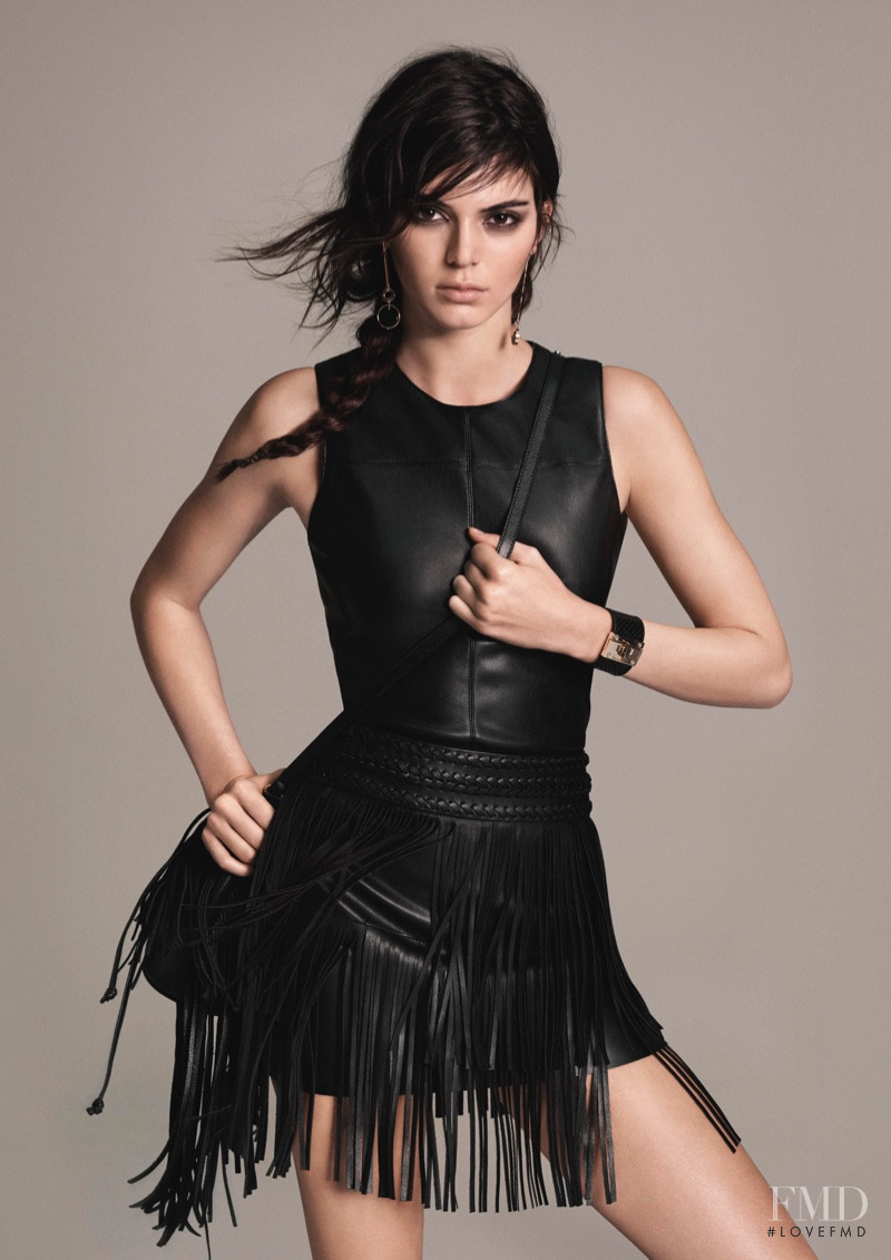 Kendall Jenner featured in  the Mango Tribal Spirit  advertisement for Spring 2016