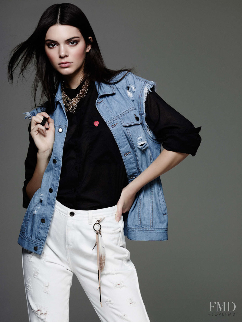 Kendall Jenner featured in  the CPS Chaps catalogue for Spring 2016