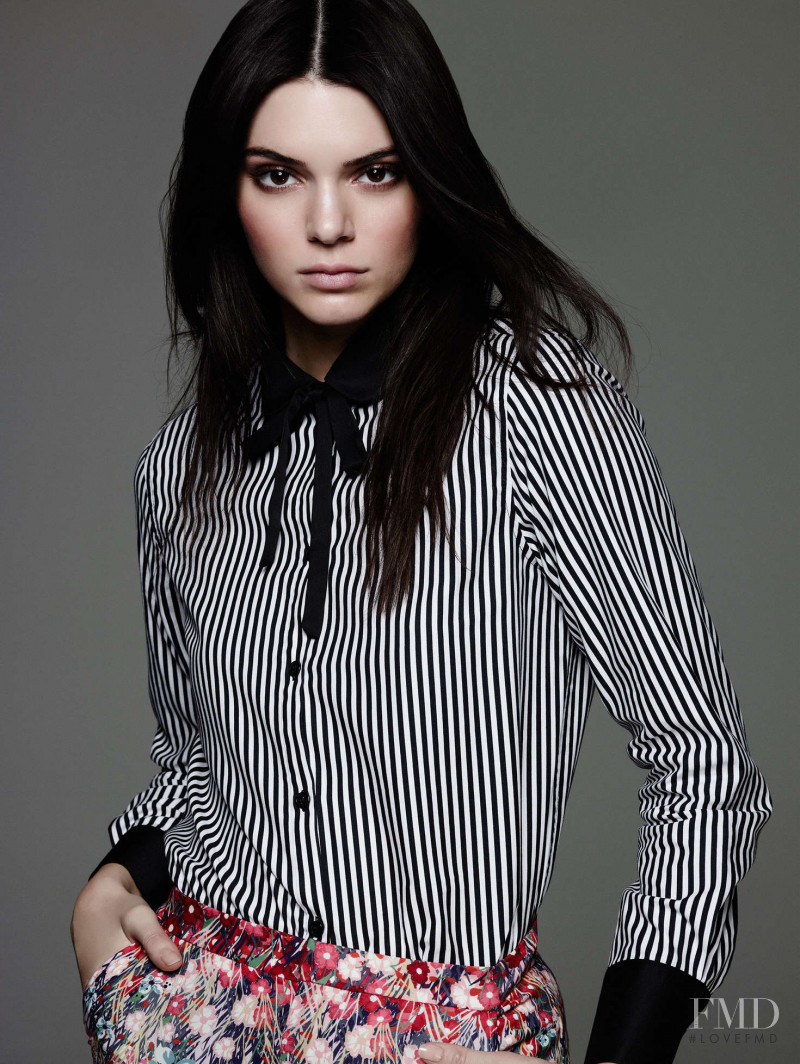 Kendall Jenner featured in  the CPS Chaps catalogue for Spring 2016