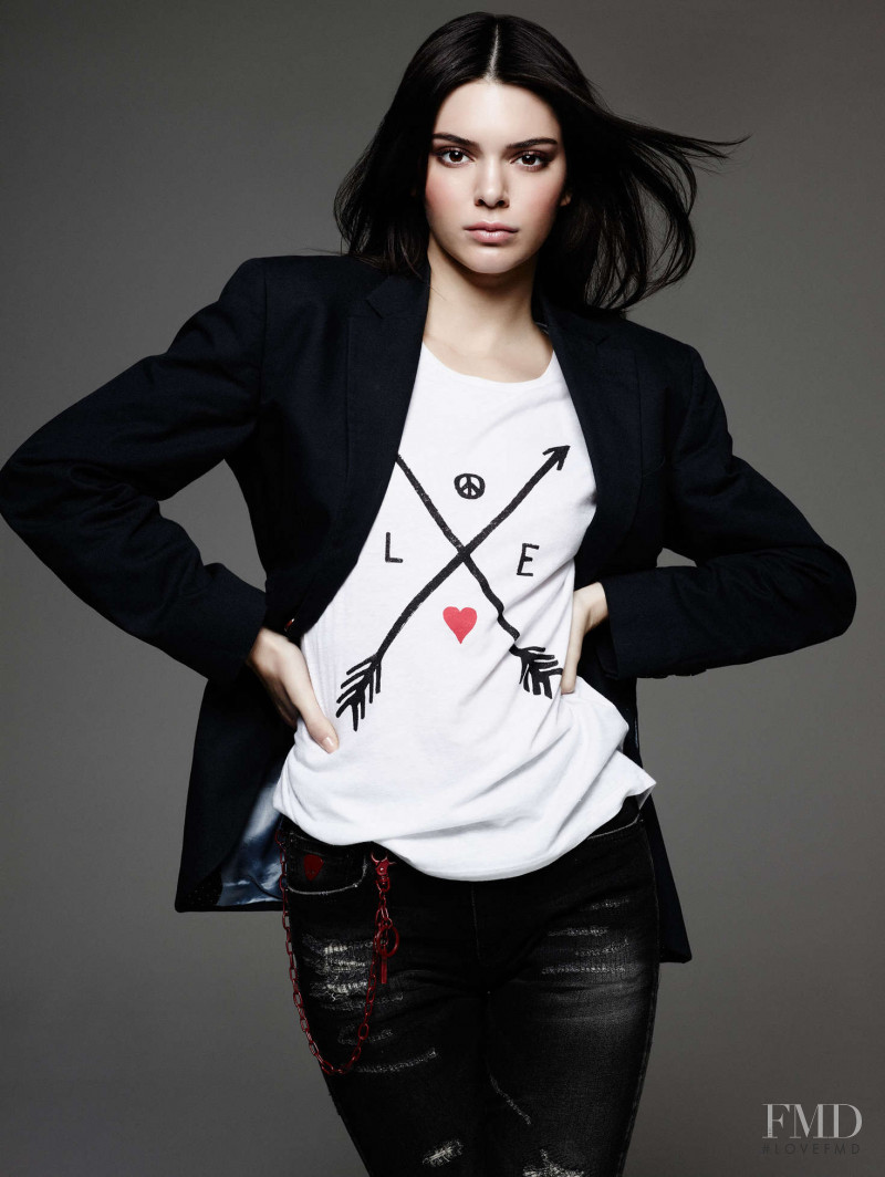 Kendall Jenner featured in  the CPS Chaps catalogue for Spring 2016