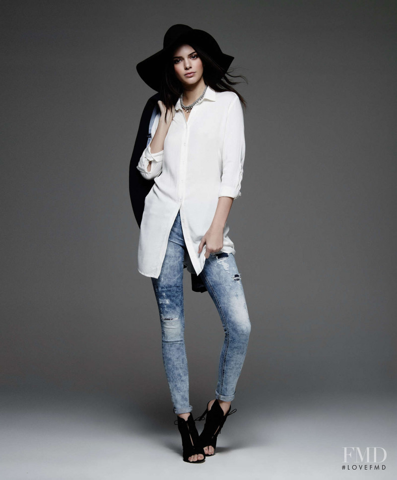 Kendall Jenner featured in  the CPS Chaps catalogue for Spring 2016