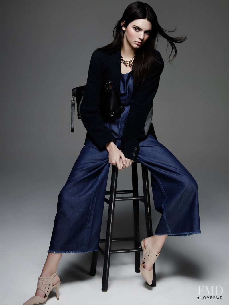 Kendall Jenner featured in  the CPS Chaps catalogue for Spring 2016