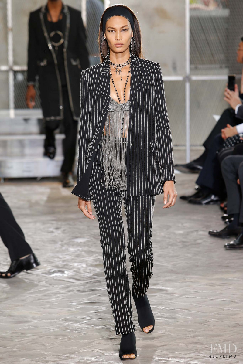Joan Smalls featured in  the Givenchy fashion show for Spring/Summer 2016