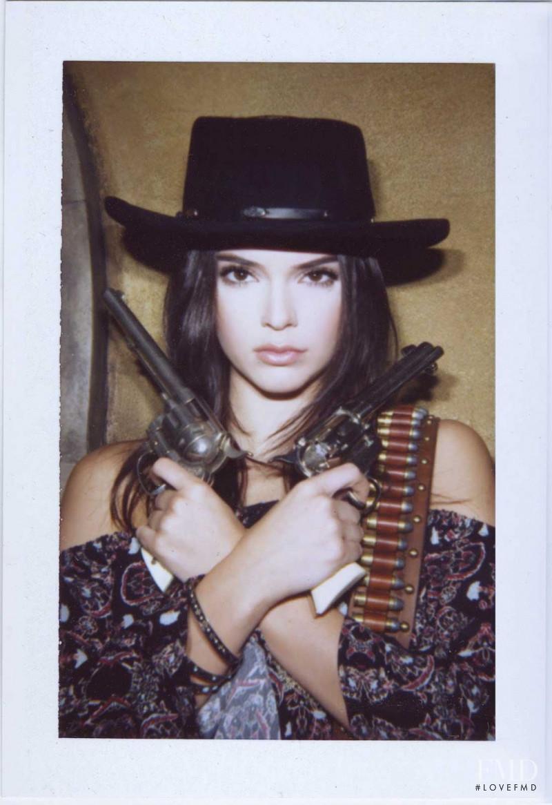 Kendall Jenner featured in  the PacSun Las Rebeldes advertisement for Fall 2015