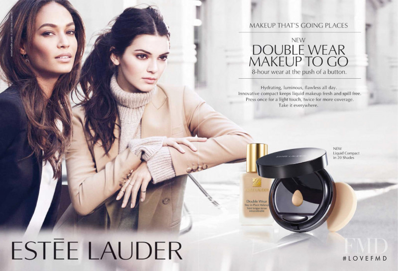 Joan Smalls featured in  the Estée Lauder advertisement for Autumn/Winter 2015