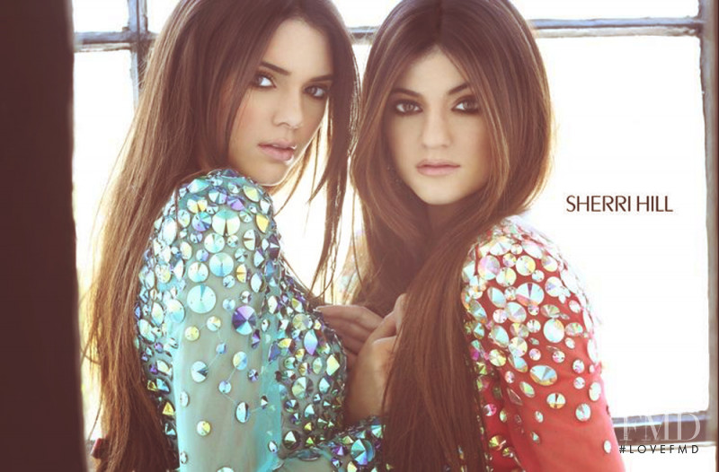 Kendall Jenner featured in  the Sherri Hill lookbook for Winter 2012