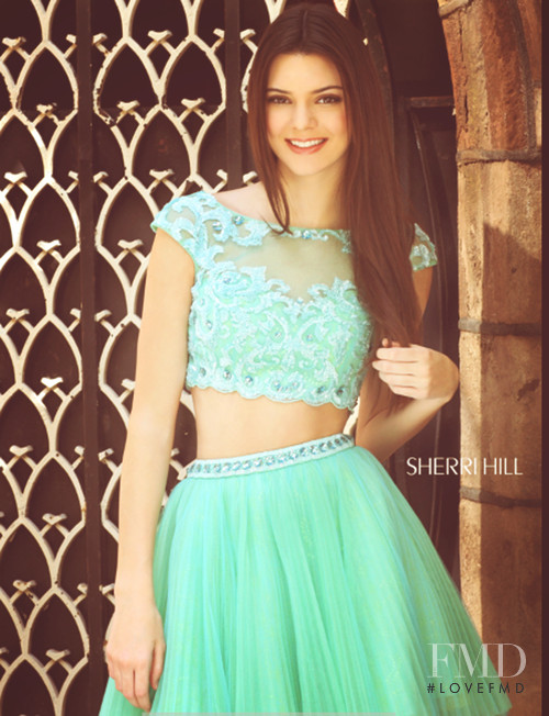 Kendall Jenner featured in  the Sherri Hill lookbook for Winter 2012