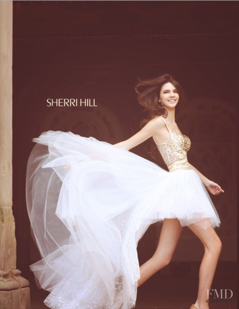 Kendall Jenner featured in  the Sherri Hill lookbook for Winter 2012