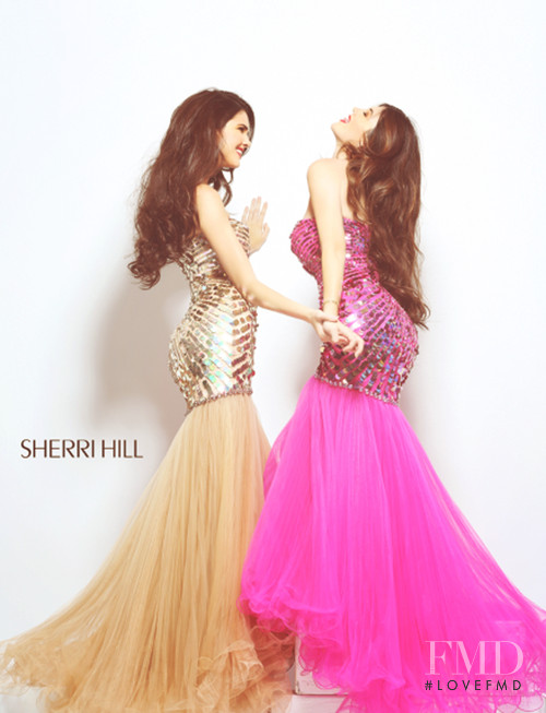 Kendall Jenner featured in  the Sherri Hill lookbook for Winter 2012