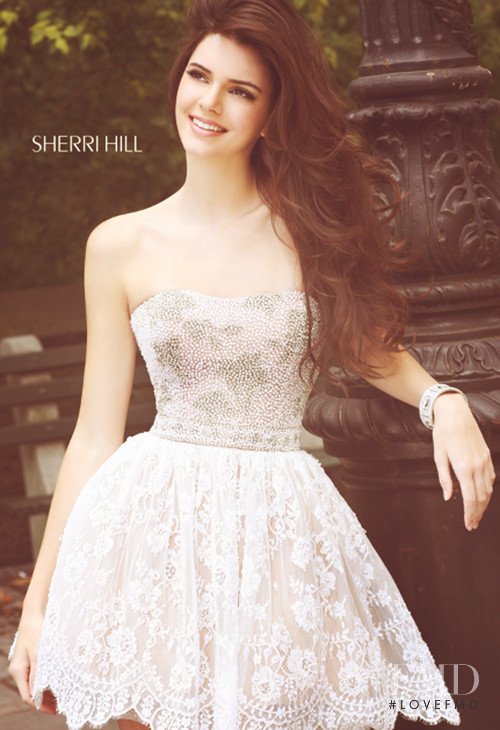 Kendall Jenner featured in  the Sherri Hill lookbook for Winter 2012