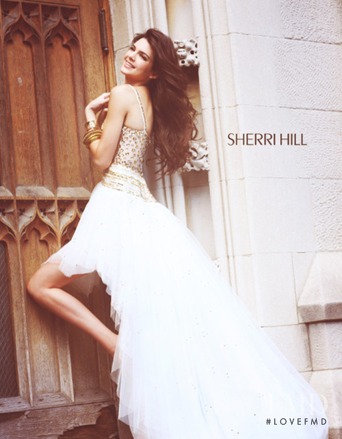 Kendall Jenner featured in  the Sherri Hill lookbook for Winter 2012