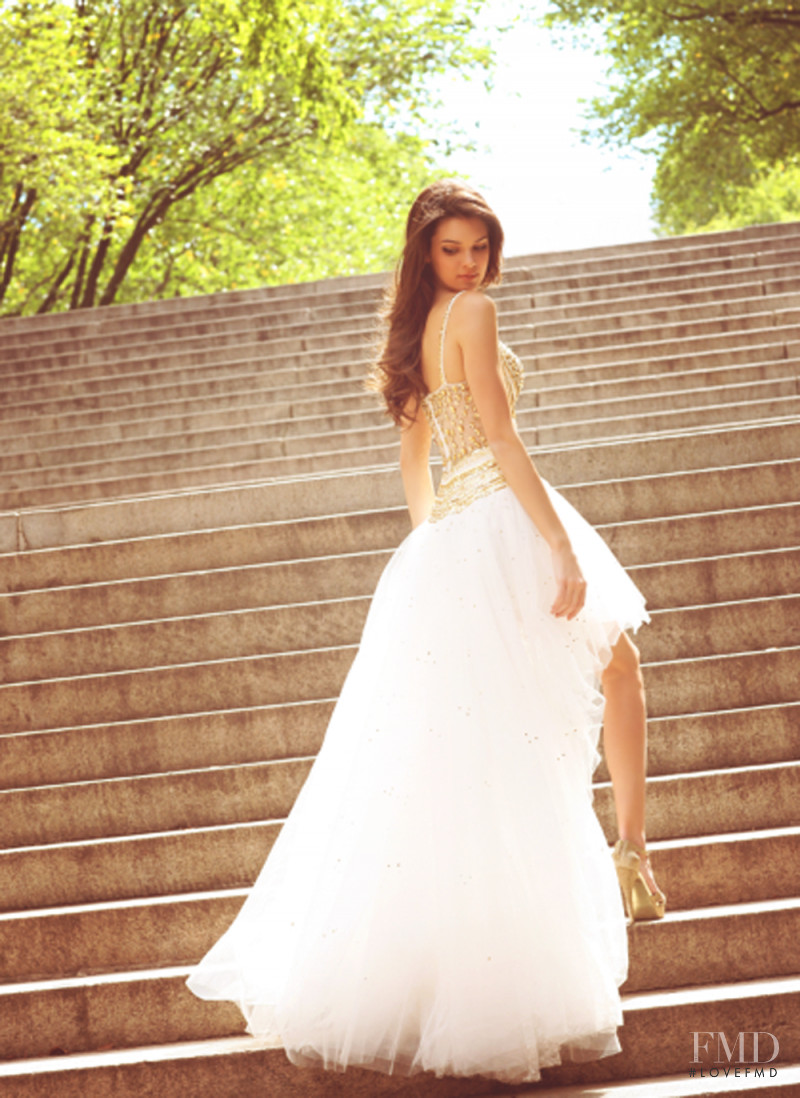 Kendall Jenner featured in  the Sherri Hill lookbook for Winter 2012