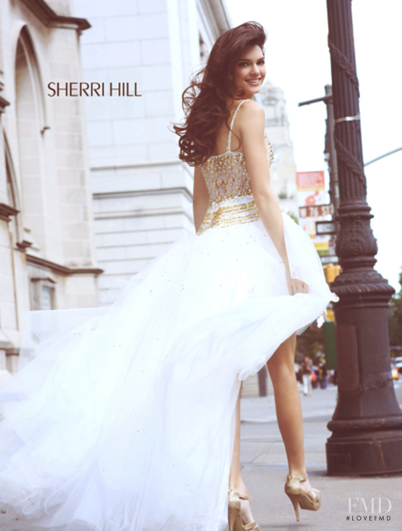 Kendall Jenner featured in  the Sherri Hill lookbook for Winter 2012