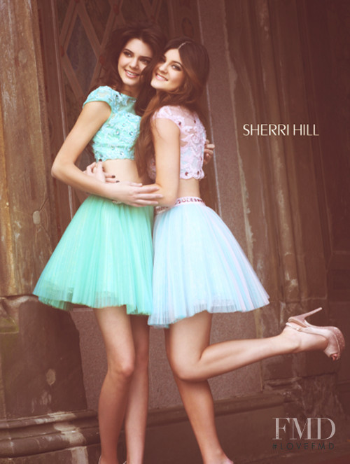 Kendall Jenner featured in  the Sherri Hill lookbook for Winter 2012