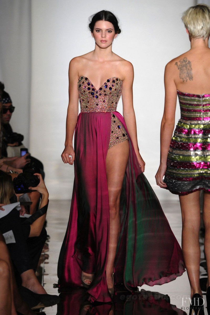 Kendall Jenner featured in  the Sherri Hill fashion show for Spring/Summer 2012