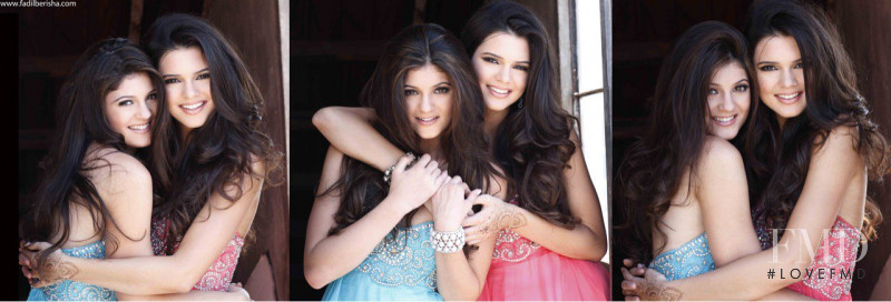 Kendall Jenner featured in  the Sherri Hill catalogue for Autumn/Winter 2011
