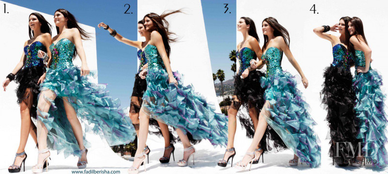 Kendall Jenner featured in  the Sherri Hill catalogue for Autumn/Winter 2011