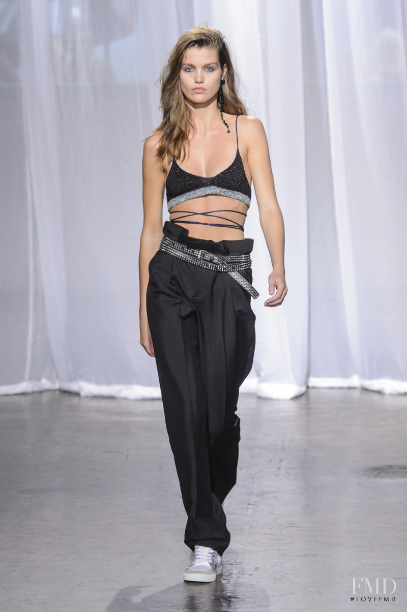 Luna Bijl featured in  the Zadig & Voltaire fashion show for Spring/Summer 2018