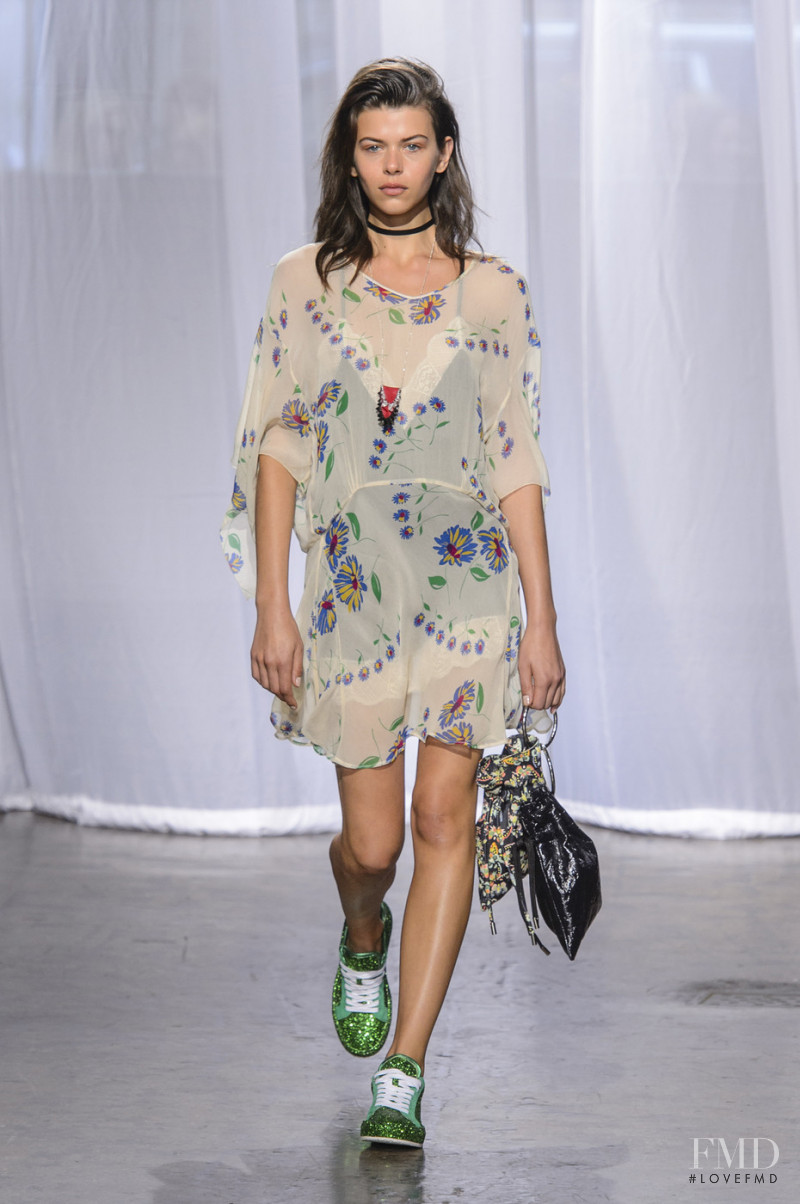Georgia Fowler featured in  the Zadig & Voltaire fashion show for Spring/Summer 2018