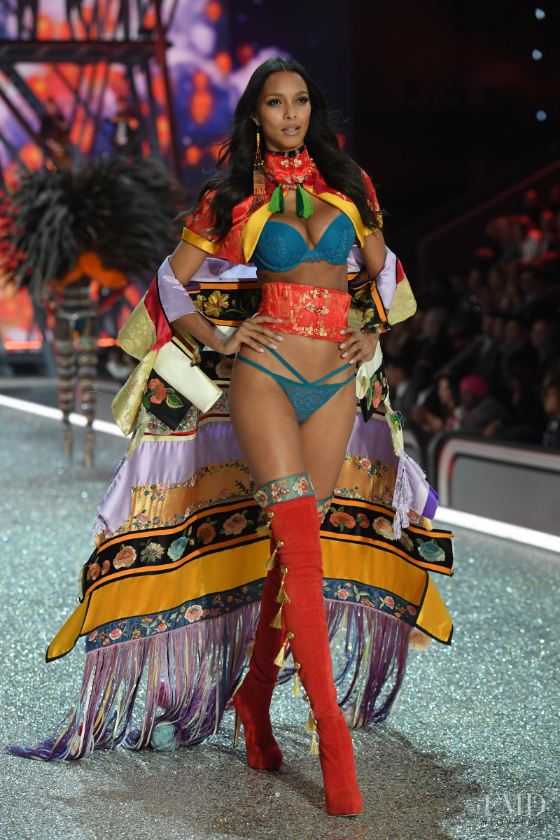 Lais Ribeiro featured in  the Victoria\'s Secret fashion show for Christmas 2017