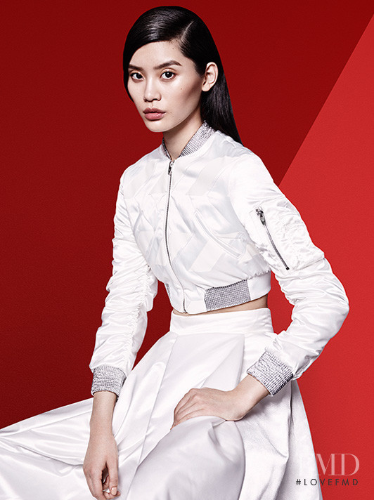Ming Xi featured in  the MCM advertisement for Autumn/Winter 2015