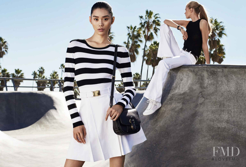 Aneta Pajak featured in  the Michael Michael Kors Graphic Daze lookbook for Spring 2016